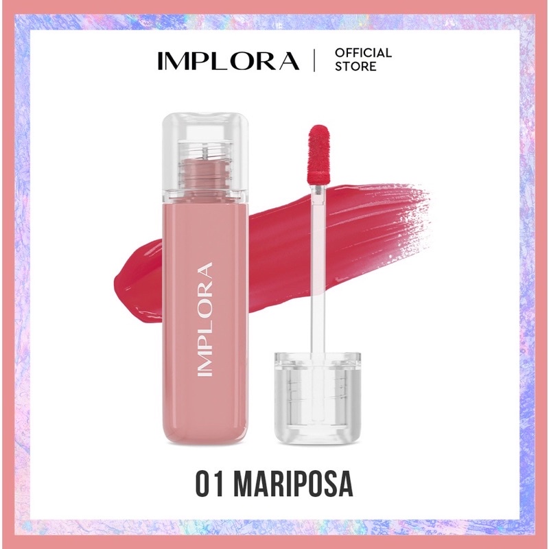 Jual [READY] IMPLORA JELLY TINT LIPTINT IMPLORA BPOM ORIGINAL / EMINA
