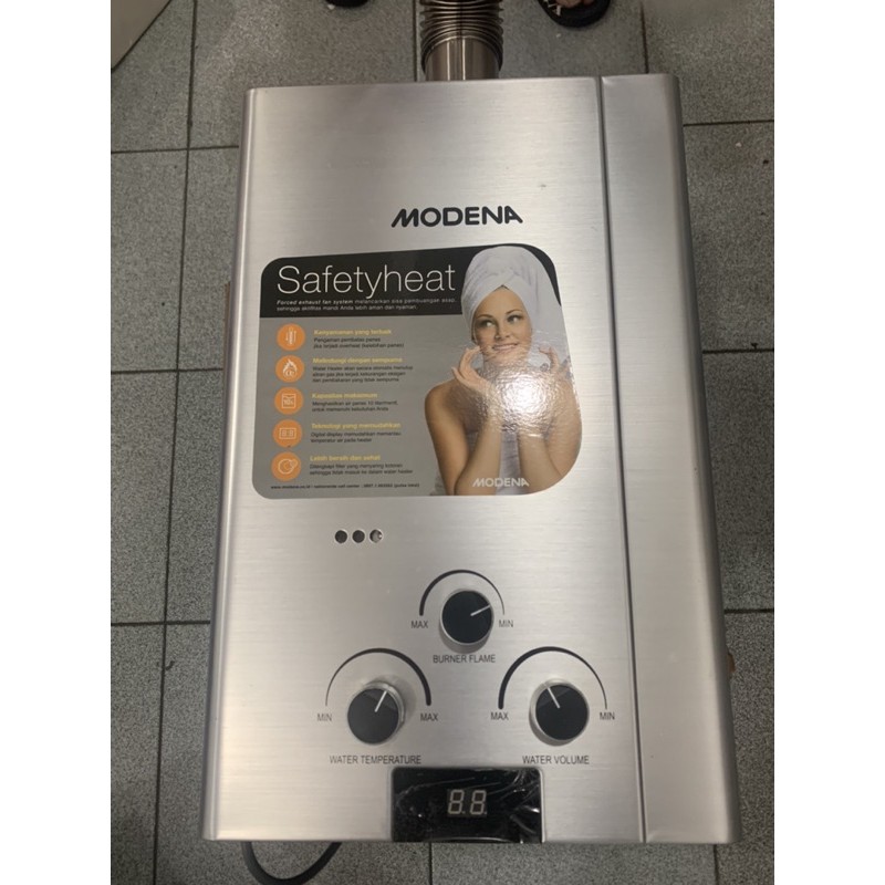 Jual water heater Modena Gas 10 liter | Shopee Indonesia