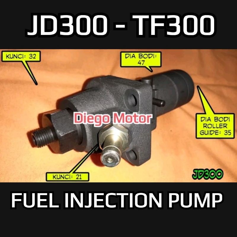 Jual JD300 TF300 FIP Fuel injection Pump Assy Pompa Minya solar Komplit ...