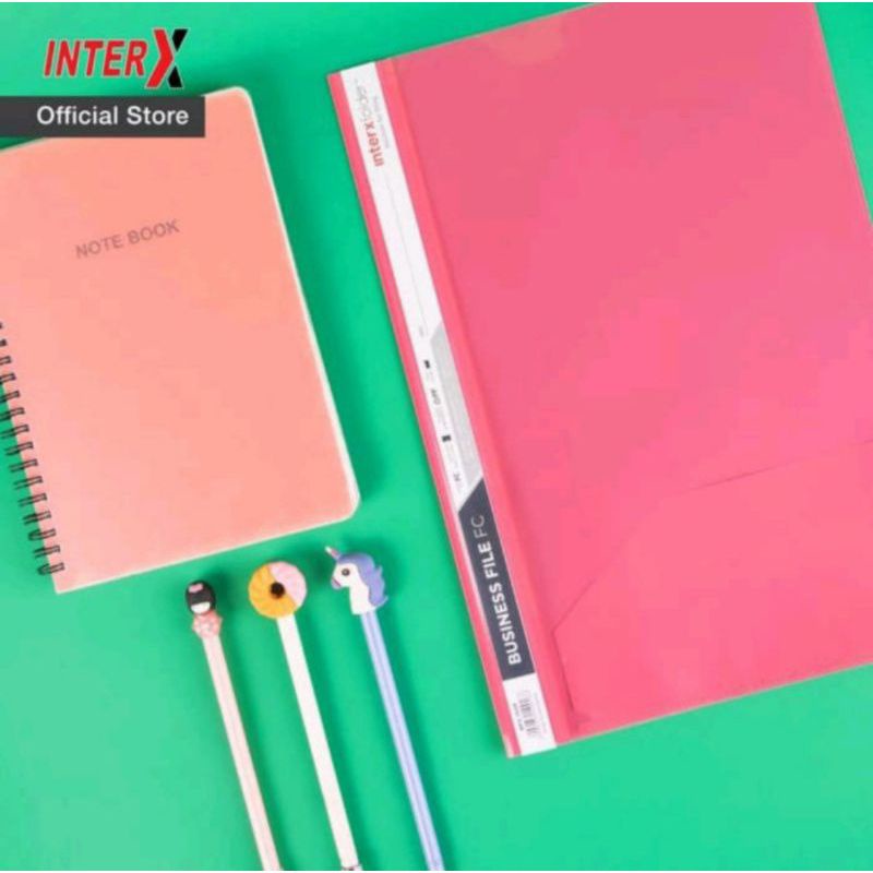 Jual Bussines File folio F4 Inter X Kantong (12 Pcs) / Map Folder Inter ...