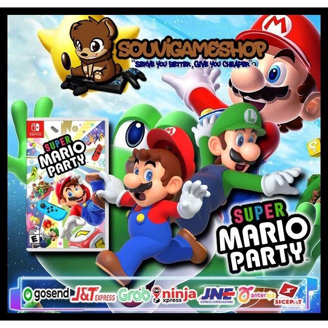 Jual (TERBARU) PALING MURAH !! NINTENDO SWITCH SUPER MARIO PARTY ...