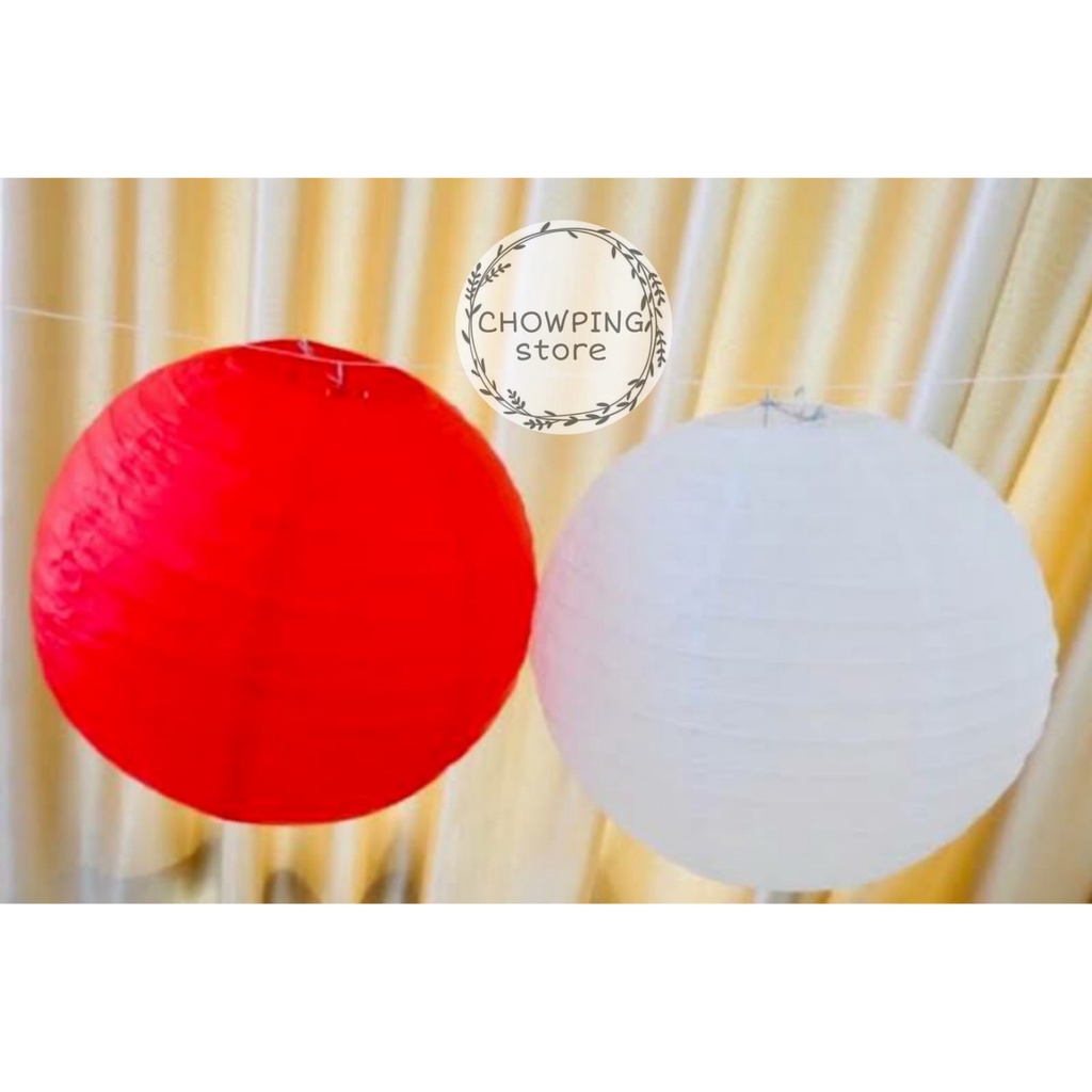 Jual Lampion Gantung Kertas Merah Putih Dirgahayu Hut Ri Shopee Indonesia