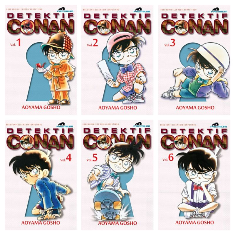 Jual Buku Komik Detektif Conan Premium Vol 1 2 3 4 5 6 7 8 9 10 11 12