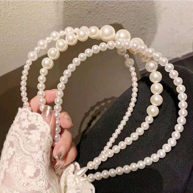 Jual Bando rambut/bando mutiara/bando Mote pearl | Shopee Indonesia