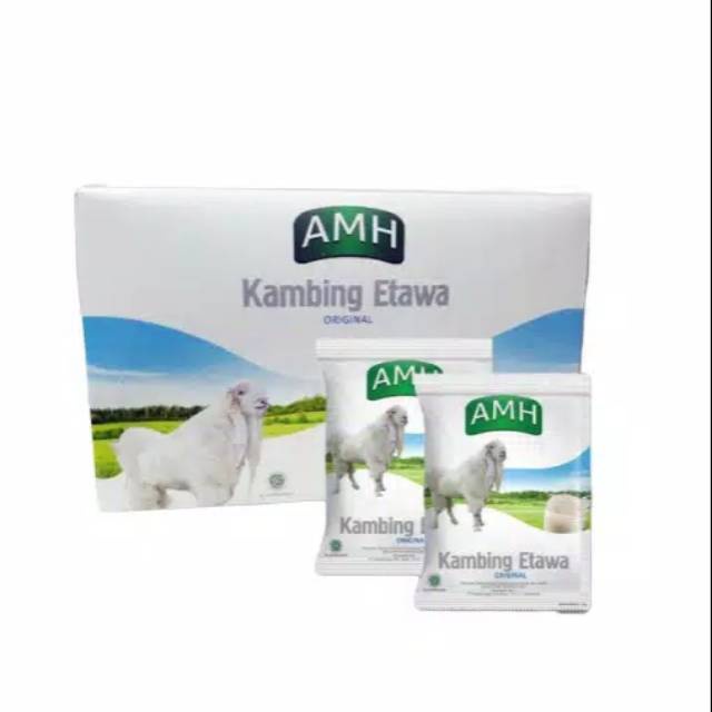 Jual Susu Kambing bubuk AMH Original - BOX PUTIH Isi 10 SACHET | Shopee ...