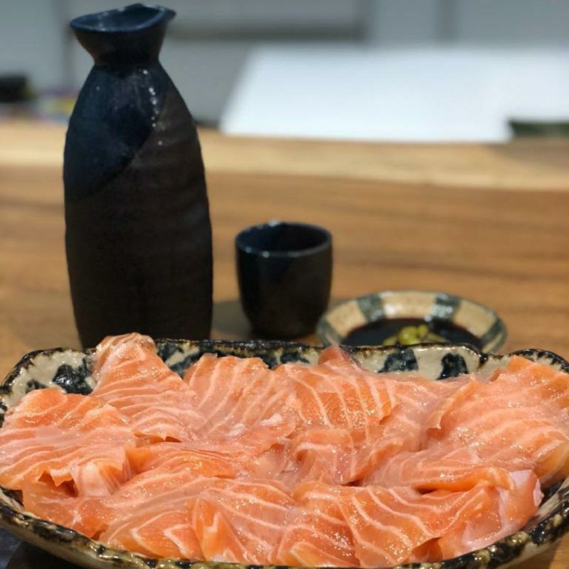 Jual Fresh Norwegian trout Salmon Sashimi Grade 1kg | Shopee Indonesia