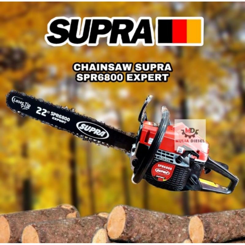 Jual Mesin Chainsaw Supra Spr Gergaji Kayu In Potong Pohon Istimewa Bar Laser Baja Siap