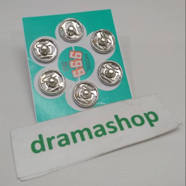 Jual kancing tekan jepret jait manual spring press stud | Shopee Indonesia