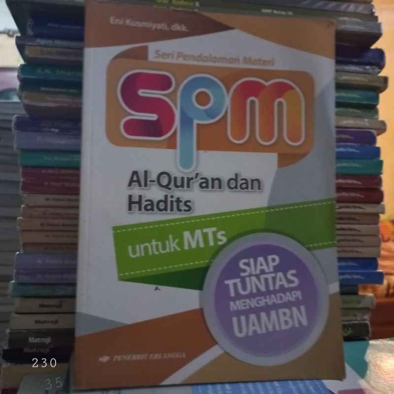 Jual Buku Bekas Spm Al Quran Dan Hadist Mts Erlangga Shopee Indonesia