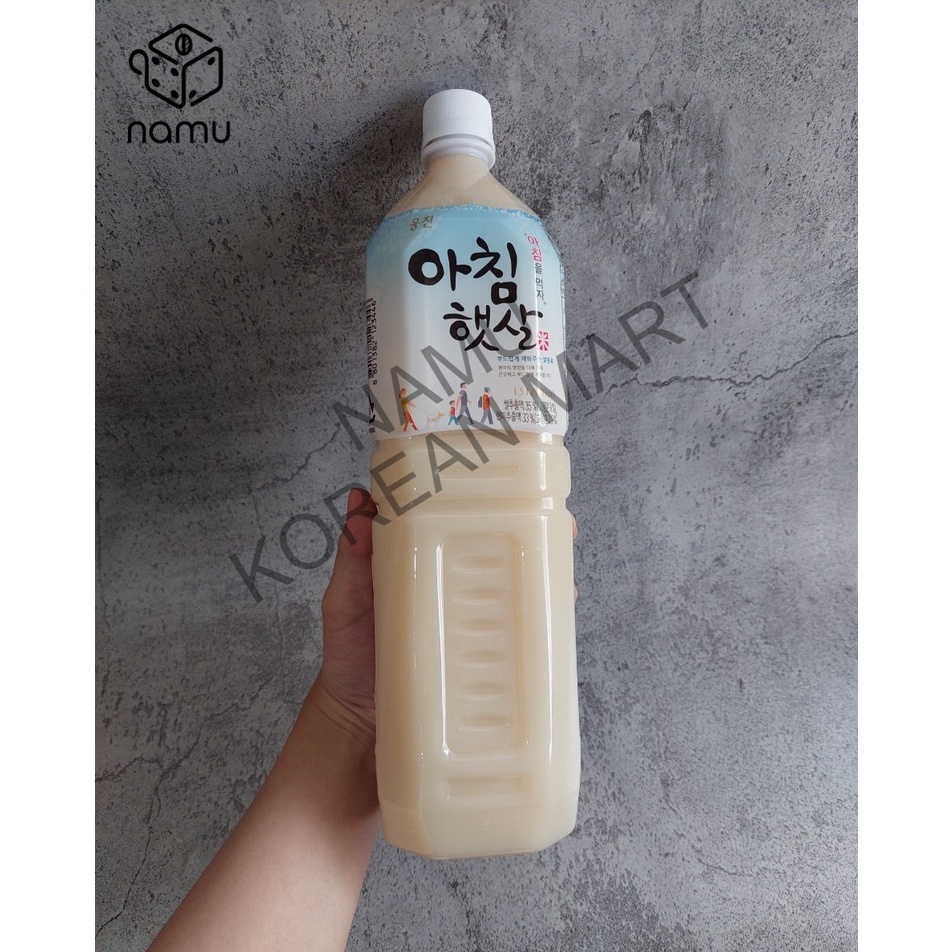 Jual Woongjin Morning Rice 1.5L Makgeolli Made in Korea Non Alkohol ...