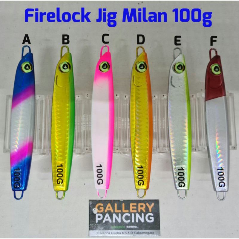 Jual Metal Jig Firelock Jig Milan 100g Shopee Indonesia