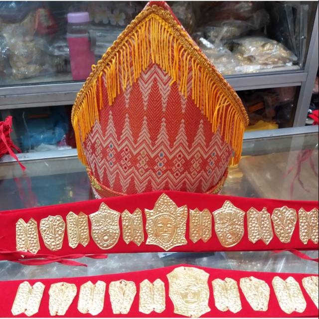 Jual Sepasang sortali adat batak dewasa // Ikat kepala adat batak ...