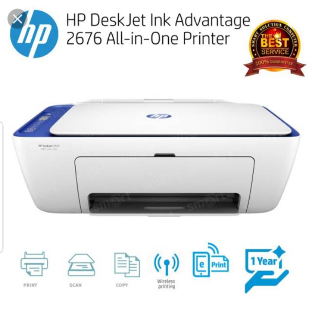 Jual HP Deskjet Ink Advantage 2676 All-in-One Printer | Shopee Indonesia