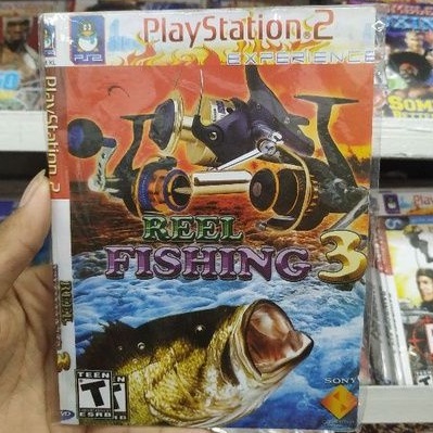 Jual kaset PS2 Reel fishing 3