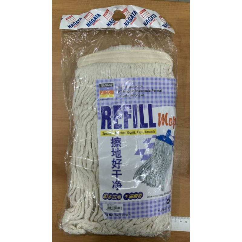 Jual Nagata Refill Pel Lantai Tanpa Gagang Sumbu Tebal Mop Isi Alat Pembersih Lantai Floor