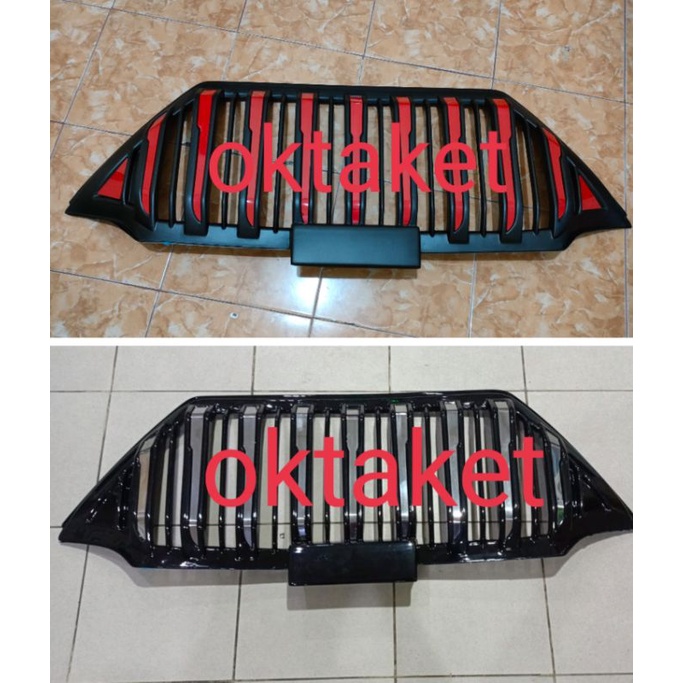 Jual Grill Depan Toyota Raize 2021 Model Prado List Merah Chrome