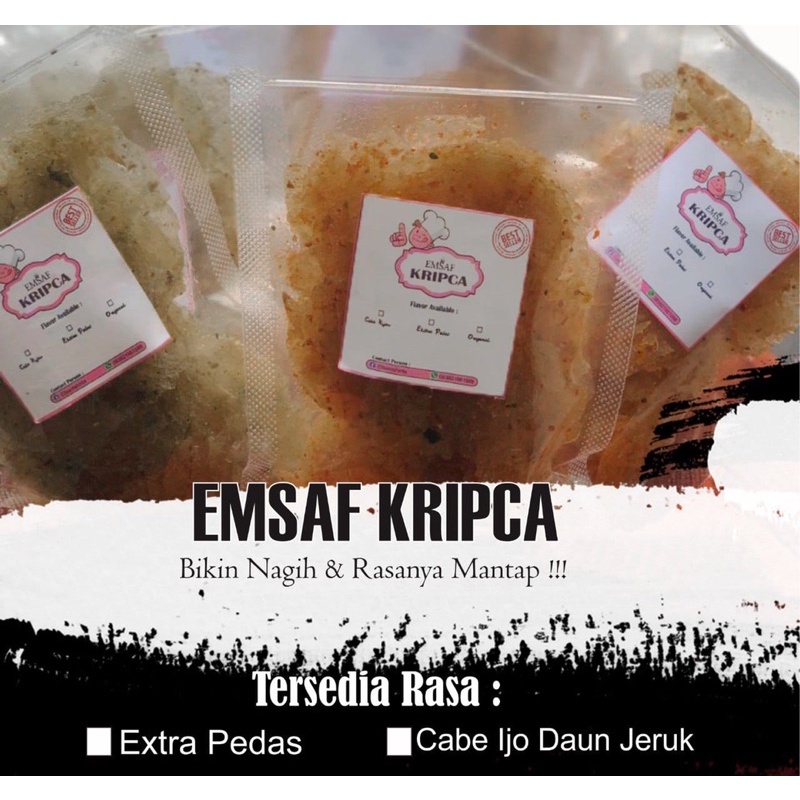 Jual KRIPCA EMSAF 200gr (Gurih dan bikin nagih pecah dilidah) | Shopee ...