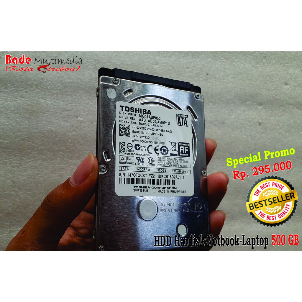 Jual Hardisk Hdd Internal Laptop Inch Toshiba Gb Shopee Indonesia