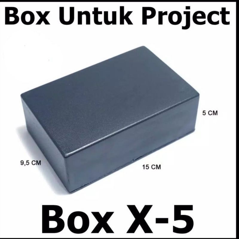 Jual BOX POLOS HITAM/BOX PLASTIK X5 TANPA LUBANG +BONUS SKRUP | Shopee ...