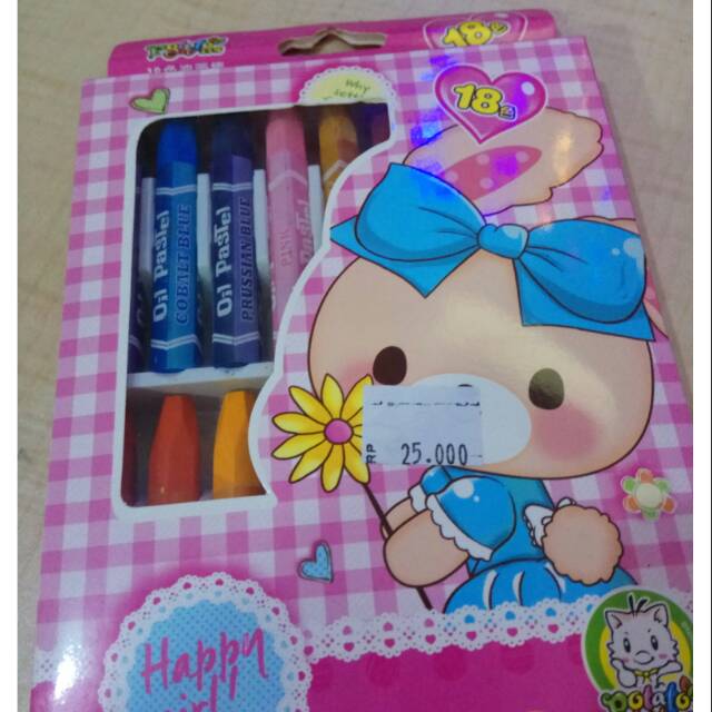 Jual Crayon mewarnai yang bagus, warna hidup tebal / crayon TK /crayons