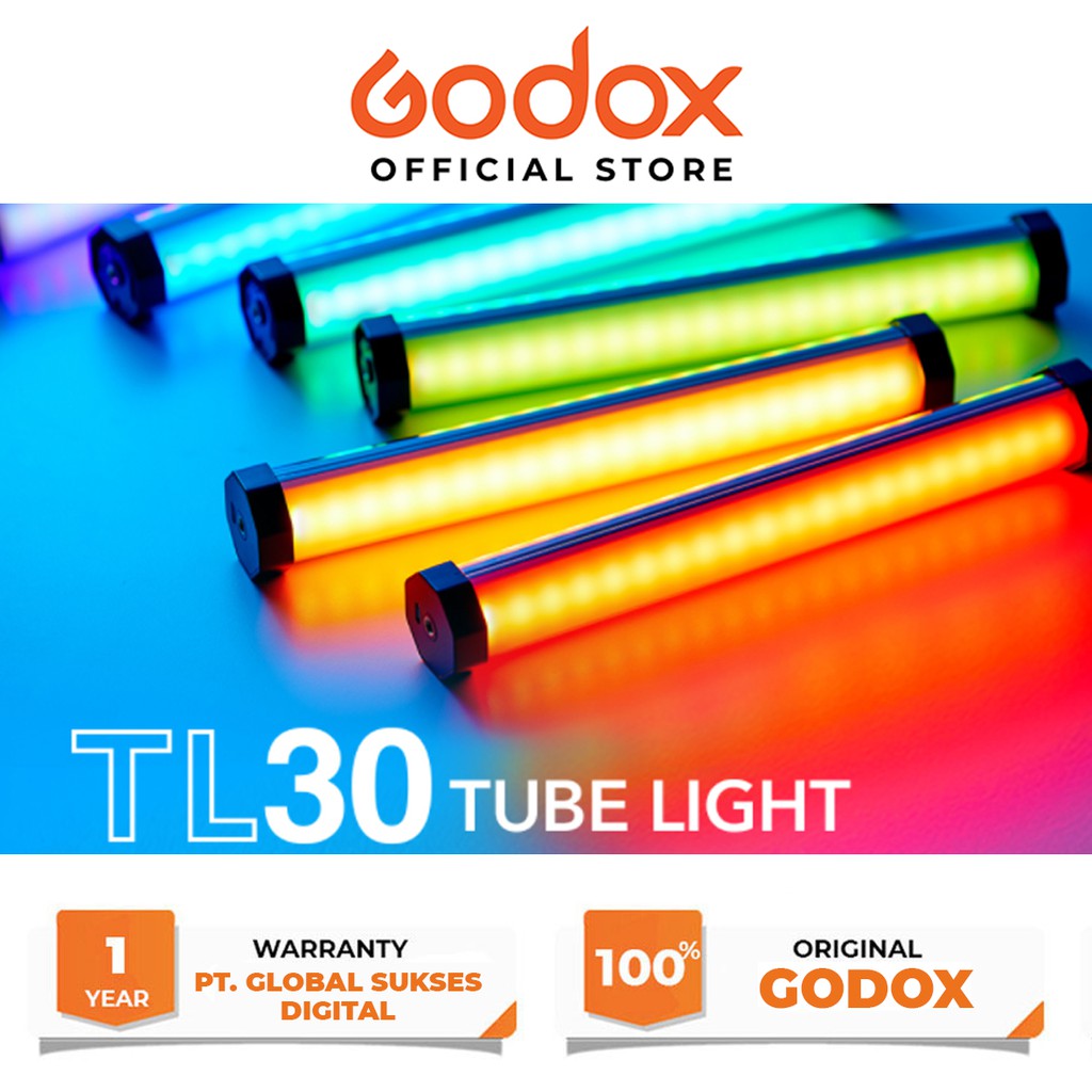 Jual Godox TL30 K2 RGB LED Tube Light - Godox TL30 Kit 2 | Shopee Indonesia