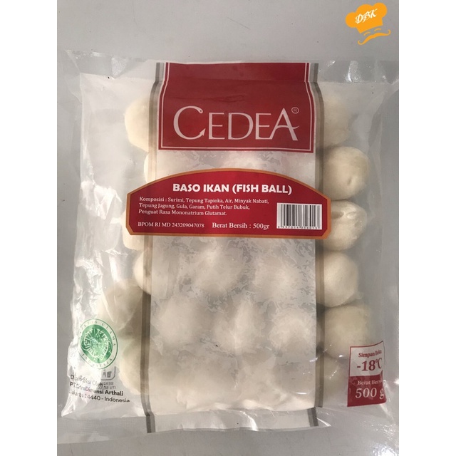 Jual CEDEA Baso Ikan Besar Fish Ball Halal 500 gram bakso Shopee