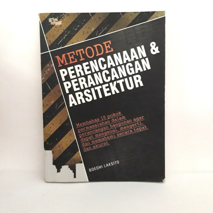 Jual Buku Arsitek - Metode Perencanaan & Perancangan Arsitektur ...