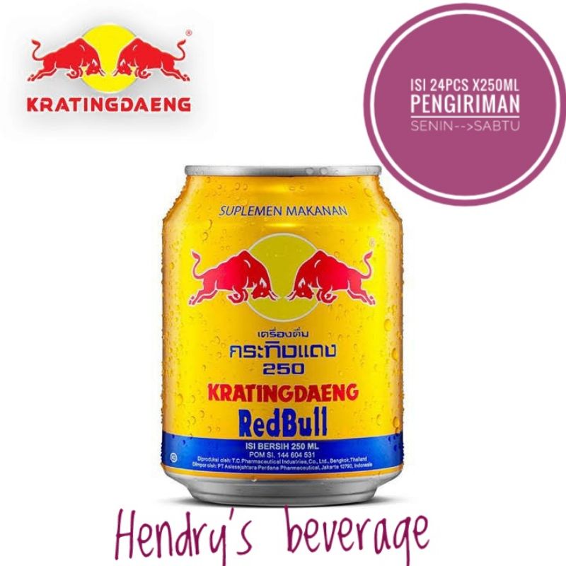 Jual Red bull / redbull / kratingdaeng redbull / minuman energi