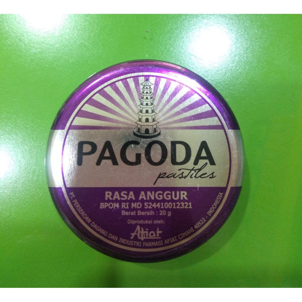 Jual Pagoda rasa anggur 20gr - Permen Pastiles | Shopee Indonesia