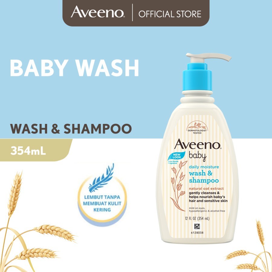 Jual Aveeno Baby Wash & Shampoo 354ml Shopee Indonesia