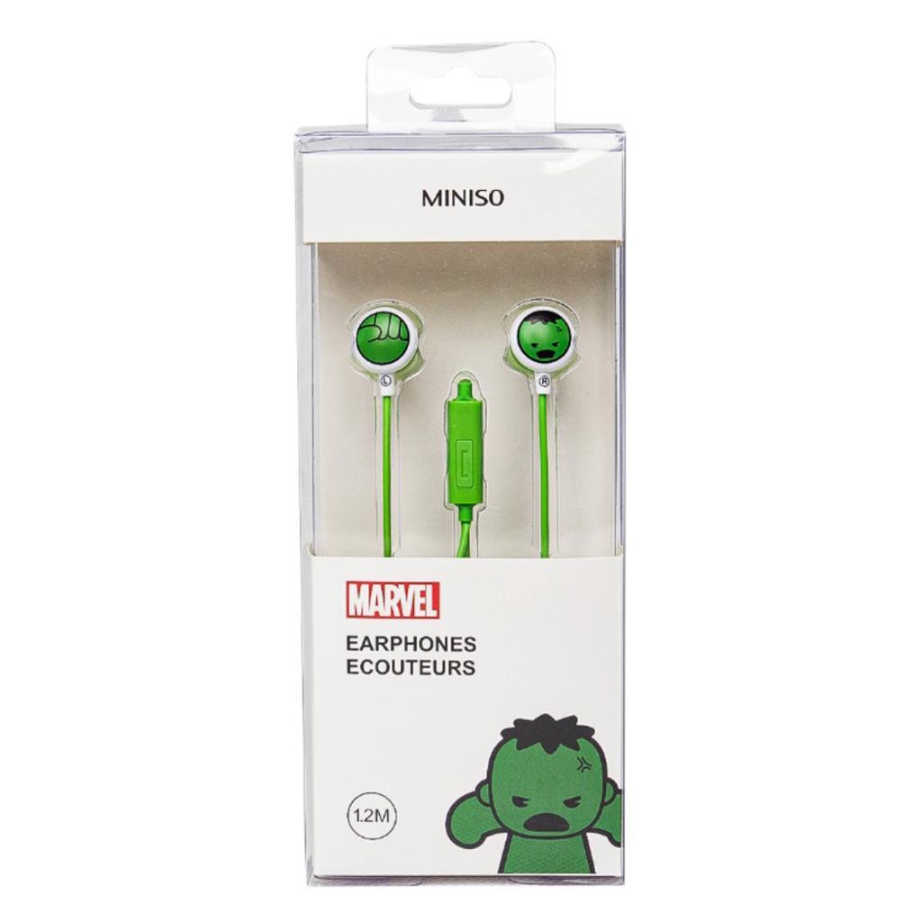 Jual MINISO EARPHONES MARVEL IROMAN ORIGINAL MINISO Shopee Indonesia