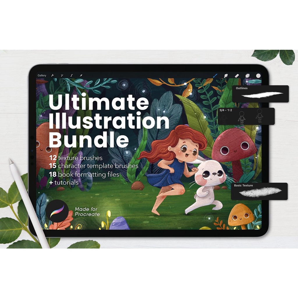 Jual Procreate Brush - Ultimate Illustration Bundle Kit | Shopee Indonesia