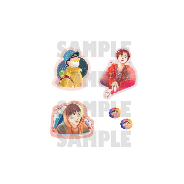 Jual Triple Kim (iKON's Sticker) | Shopee Indonesia