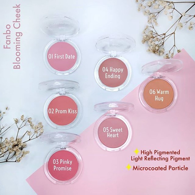 Jual FANBO BLOOMING CHEEK BLUSH ON | Shopee Indonesia
