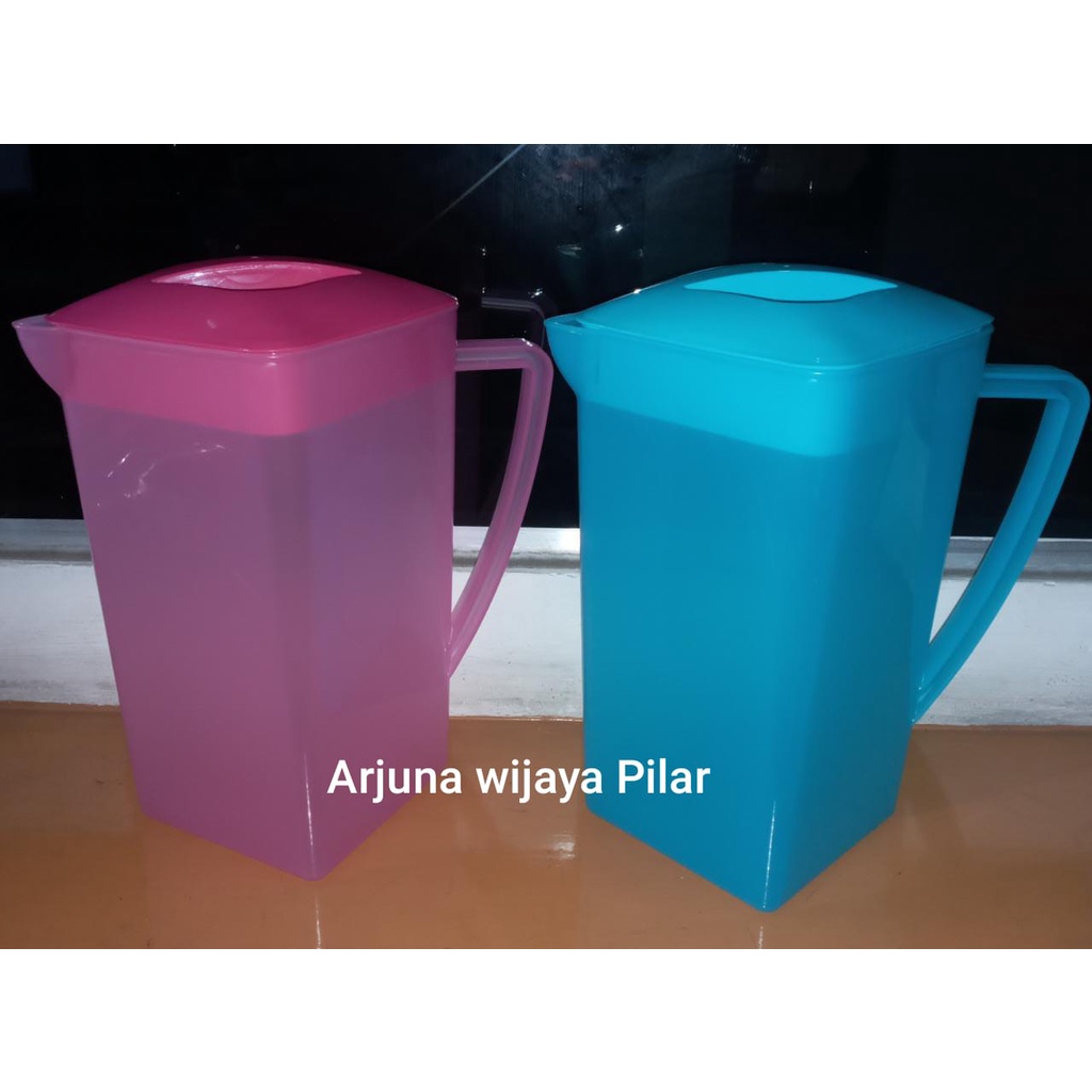 Jual Eskan Pluto Teko Segi Square Teko Air Pitcher Teko Jus 1500 Ml Kardus Atas Bawah 9244