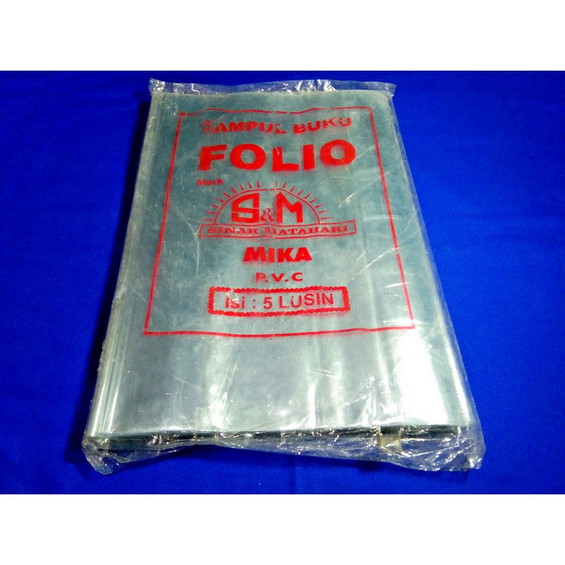 Jual Sampul Buku Mika Folio ( 1 Pack - 60 Lembar ) | Shopee Indonesia