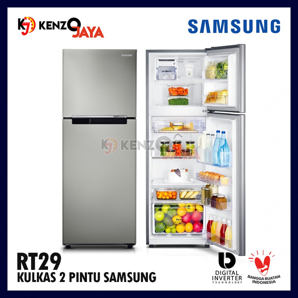 Jual Kulkas 2 Pintu Inverter SAMSUNG RT29 | Shopee Indonesia