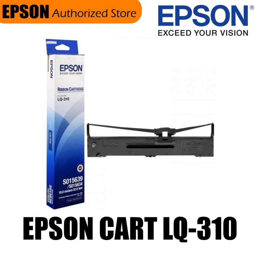 Jual LQ310 SO 15639 RIBBON CARTRIDGE EPSON LQ 310 JAMIN ORIGINAL 100