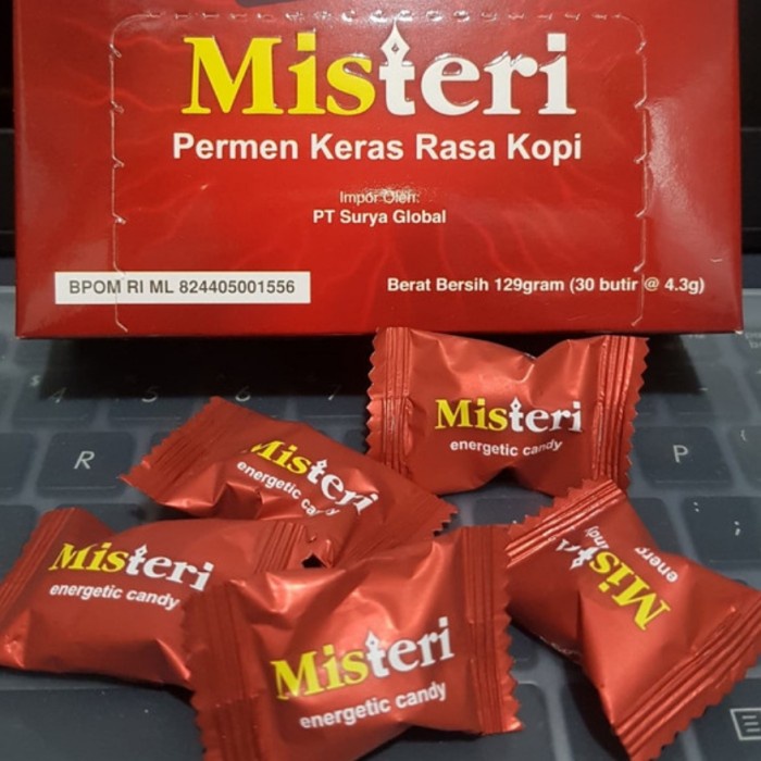 Jual Permen Misteri Candy Kemasan Baru Asli Rasa Coffe Ginseng