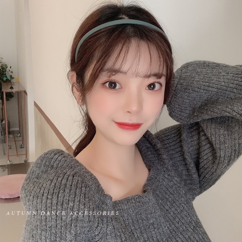 Jual Bando Doff 0.8cm Bando Korea Polos untuk pria dan wanita Bandana