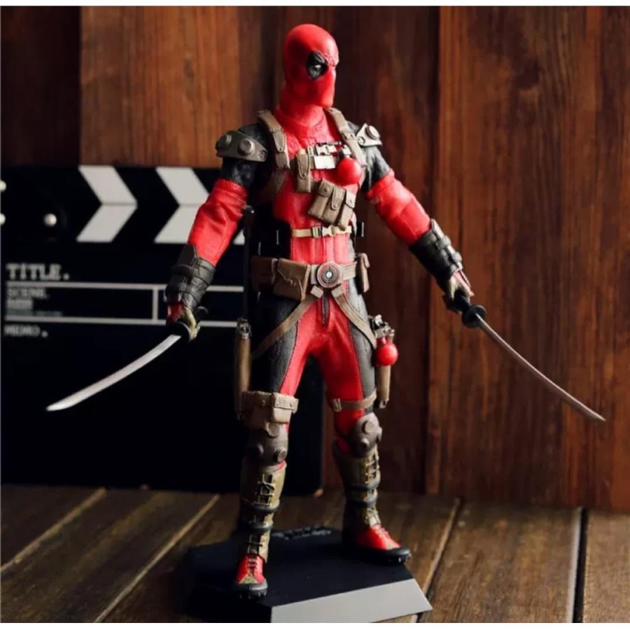Jual Crazy Toys Deadpool Marvel Super Hero PVC Action Figure | Shopee ...