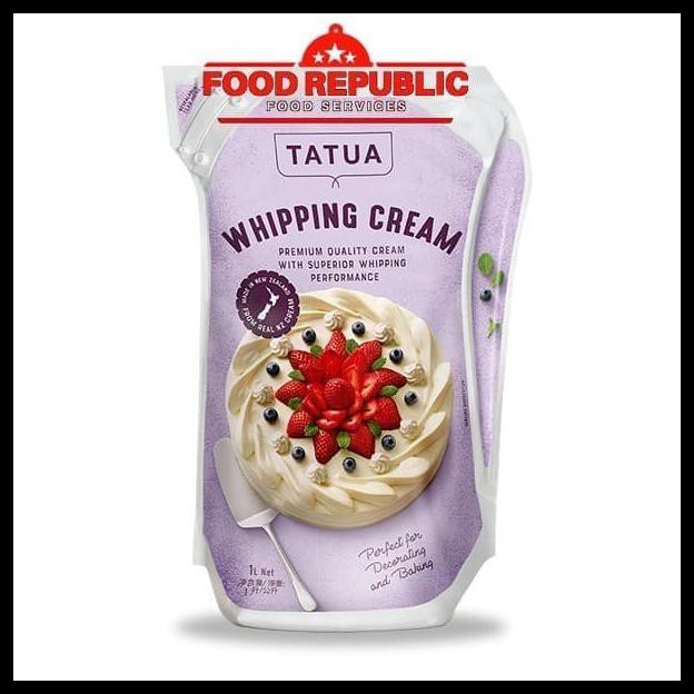 Jual Tatua Whipping Cream 1 Lt Import New Zeland Premium Halal Shopee Indonesia