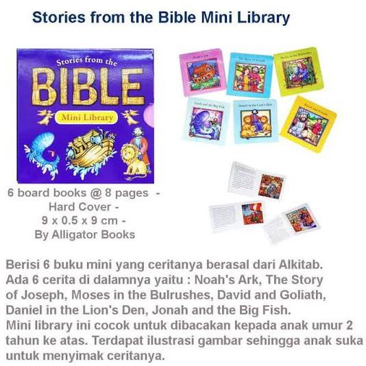 Jual Stories From The Bible Mini Library | Shopee Indonesia