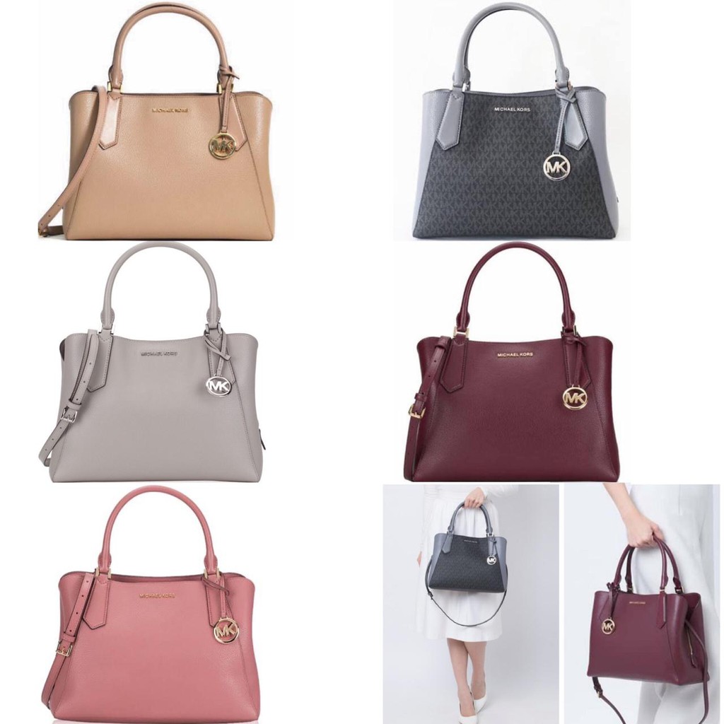 Michael kors kimberly 2024 lg ew satchel