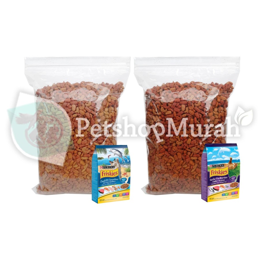 Jual Makanan Kucing Friskies Repacking 1kg Cat Food | Shopee Indonesia