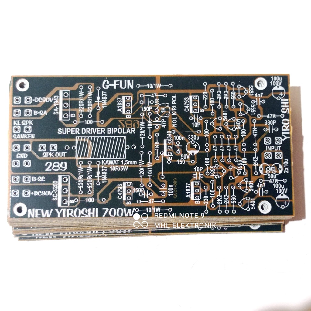 Jual PCB Power Amplifier Yiroshi 400 - 2500Watt Tipe 289 | Shopee Indonesia