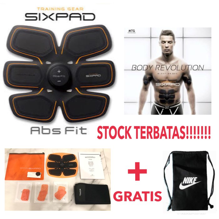 Jual SixPad ABS Fit Training Gear / Alat six pack penghancur lemak ...