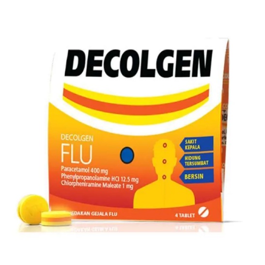 Jual Decolgen Tablet Box 100 Tablet // Obat Batuk & Flu // Obat Bersin
