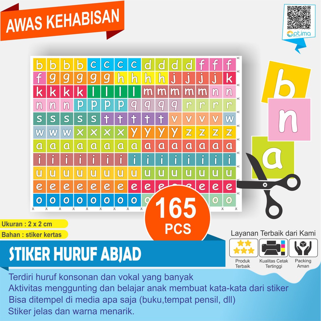 Jual STIKER HURUF ABJAD MURAH DAN BANYAK | Shopee Indonesia