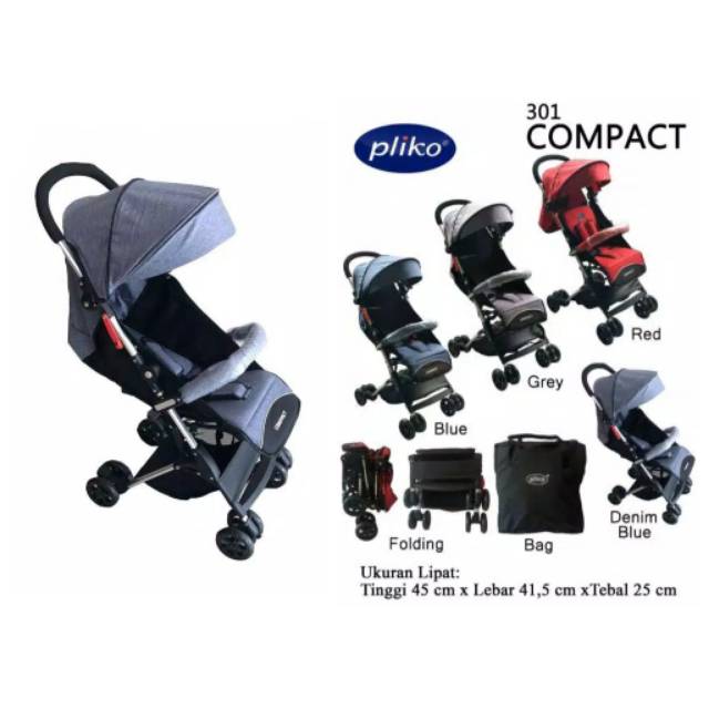 Stroller pliko top 301 compact
